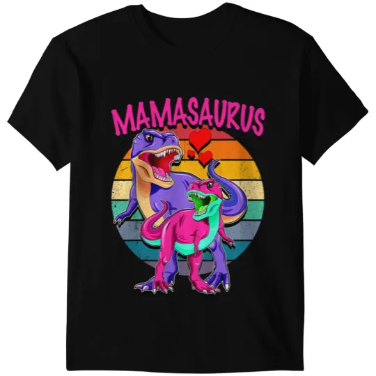 Dinosaur Dino Dino Mothers Day Mamasaurus T-Shirts
