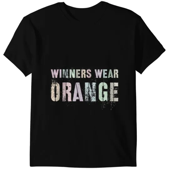 Camping Camp WINNERS WEAR ORANGE Summer Camp Team Color wars Game Event Camper T-Shirts
