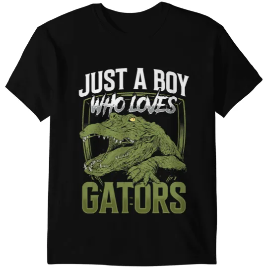 Alligator Animals Gators Lover Alligator Fan Crocodile Owner Funny Humor Boy Crocodile T-Shirts