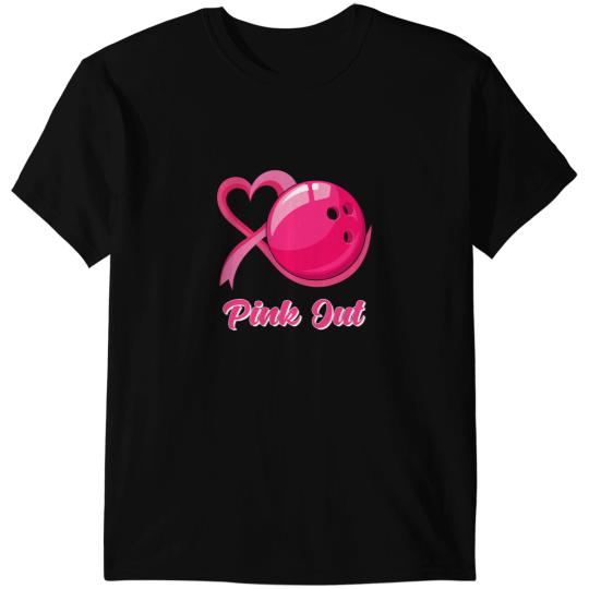 Bowling Gift Leopard Pink Out Bowling Tackle Breast Cancer Awareness 3 T-Shirts