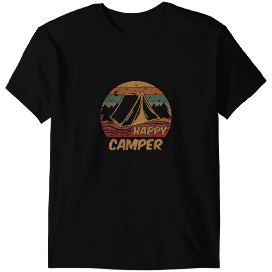 Camping Camp Gifts Happy Camper Campsite Scout Lovers Camper T-Shirts