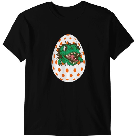 Dinosaur Dino Dino Happy Easter Cute T Rex Boys Egg Hunt easter for kids T-Shirts