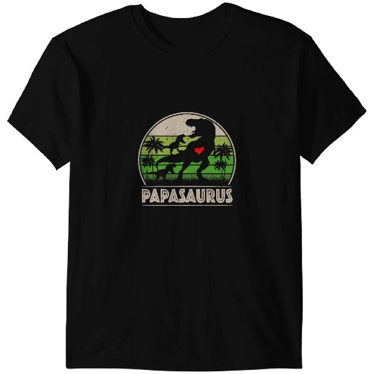 Dinosaur Dino Funny Grandpa s Papasaurus Dinosaur 2 Kids Fathers Day 1 T-Shirts