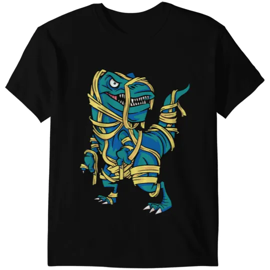 Dinosaur Dino Halloween s For Boys Men Dinosaur T Rex Mummy T-Shirts