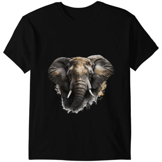 Elephants Lover Animal Print Art Animal Lover Elephant T-Shirts