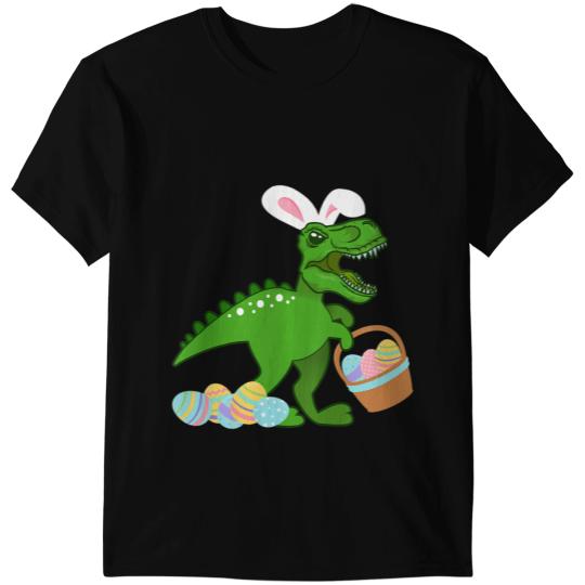 Dinosaur Dino Kids Easter Bunny TRex Dinosaur Funny Toddler Boys Girls Kids T-Shirts
