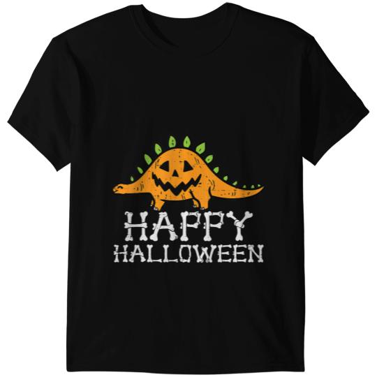 Dinosaur Dino Kids Happy Halloween Stegosaurus Cute Dinosaur Boys Kids Toddler T-Shirts
