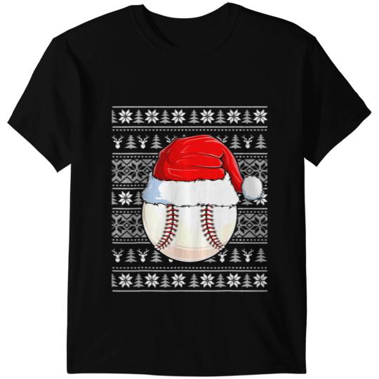 Baseball Gift Ball Santa Hat Christmas Ball Santa T-Shirts