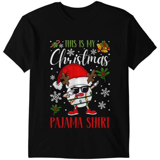 Baseball Gift This Is My Christmas Baseball Pajama For Boys Men Women T-Shirts