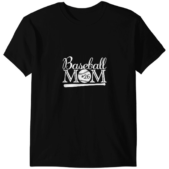 Baseball Gift 26 Jersey Mom Favorite Players Mothers Day T-Shirts