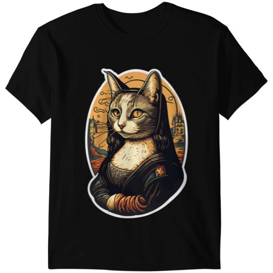 Cat Paws Mona Lisa Meowna Lisa Cat Lover Cat Owner Cat Mom Dad 2 68 T-Shirts