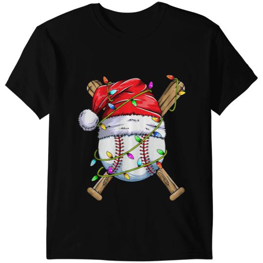 Baseball Gift Santa Sports Design For Men Boys Christmas Baseball Player 162 T-Shirts