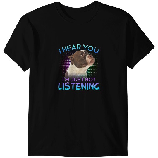 Discover American Bulldog I hear you not listening T-Shirts