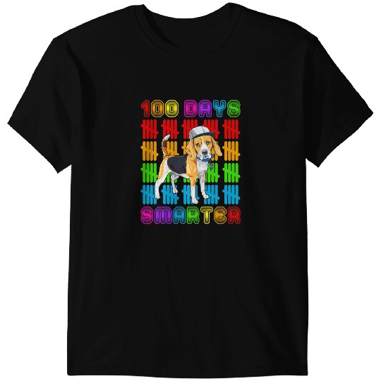 Discover 100 Days Smarter Beagle Dog Lovers 100 Days Of School Kids 3 T-Shirts
