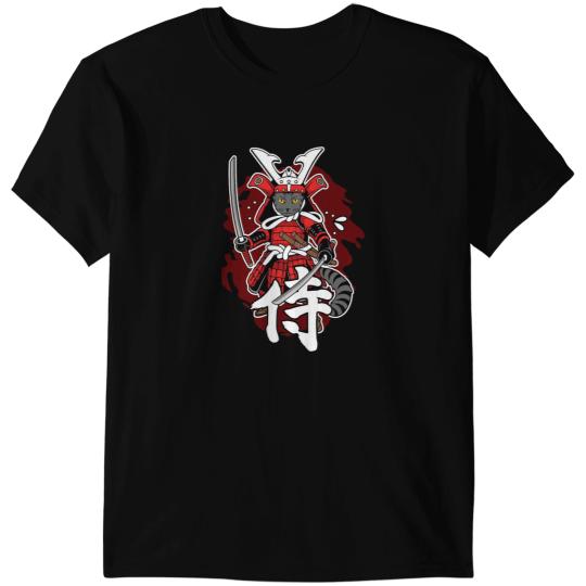 Cat Paws Japanese Samurai Warrior Cat for all Cat Lovers T-Shirts