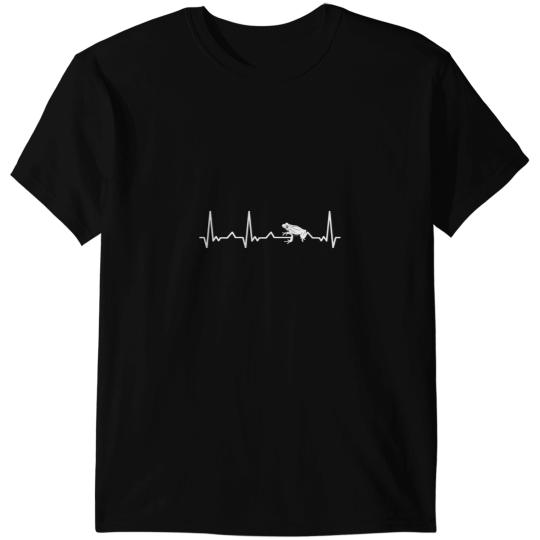 Frog Gift Biology Toad Frog Catcher Biologist EKG Heartbeat T-Shirts