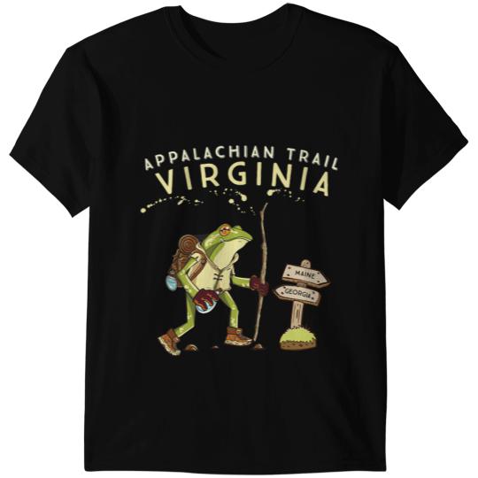 Frog Gift Appalachian Trail Virginia Funny Hiking T-Shirts