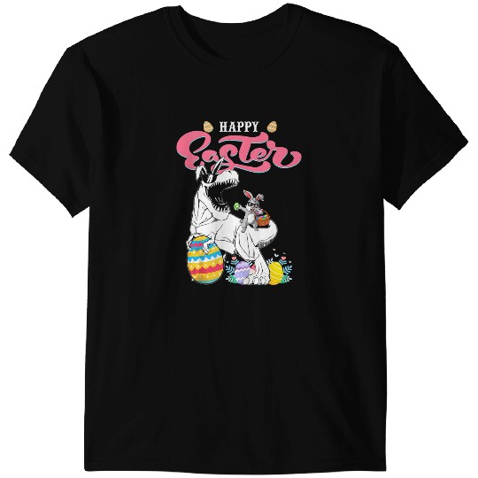 Dinosaur Dino Dino Rabbits Happy Easter Bunny Dinosaur Egg Rabbit Ears Costume Gifts T-Shirts