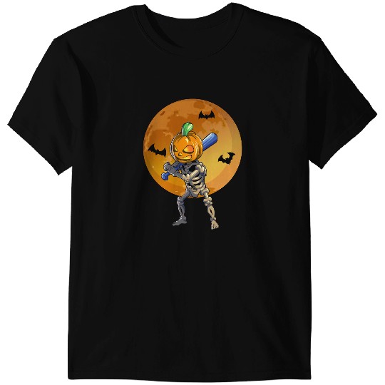 Baseball Gift Skeletons Halloween Men Boys Baseball Halloween 28 T-Shirts