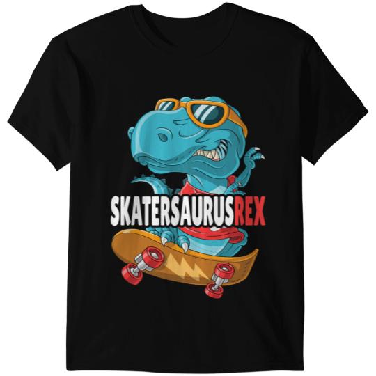Dinosaur Dino Funny Tyrannosaurus Skatersaurus T Rex Outfit Dinosaur T Rex T-Shirts
