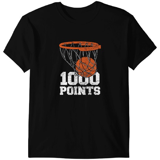 Basketball Gift 1000 Points Basketball Scorer High School Basketball Player 2 T-Shirts