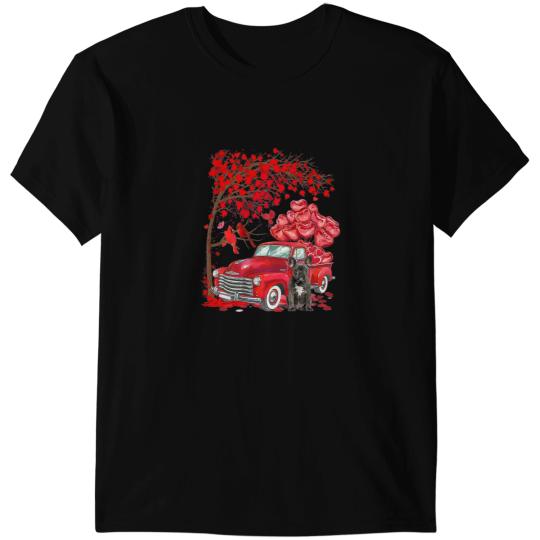 Frenchie Dog Cute French Bulldog Truck Valentine Love Tree Dogs Hearts French Bulldog T-Shirts