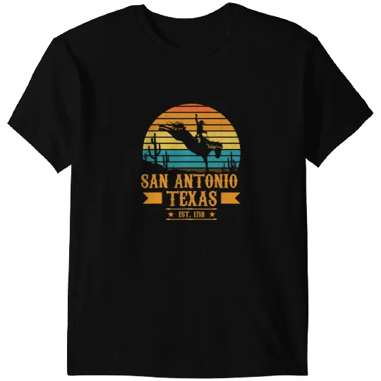 Funny Horse San Antonio Texas Rodeo Rider Horse San Antonio Texas T-Shirts