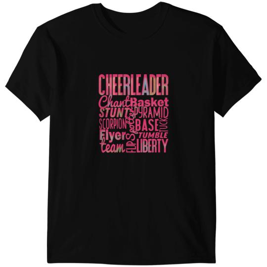 Cheerleader Gift Kids Cute Cheerleader Gift Pink Cheer Moves Cheerleading Coach T-Shirts