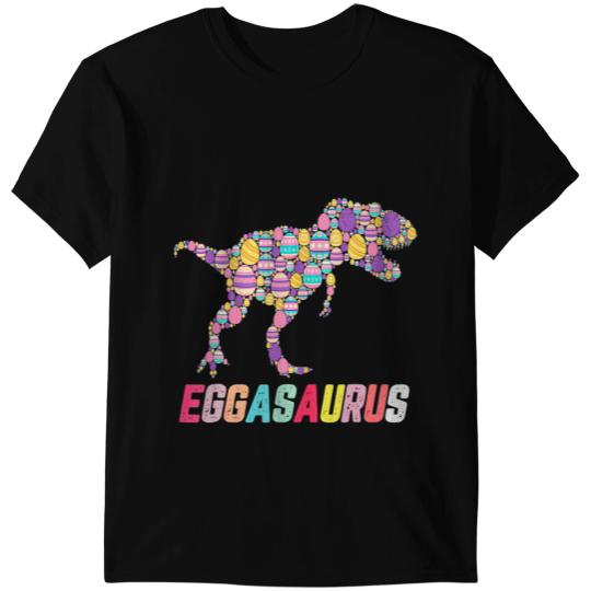 Dinosaur Dino Funny Eggasaurus Stegosaurus Egg Dinosaur Happy Easter Day 3 T-Shirts