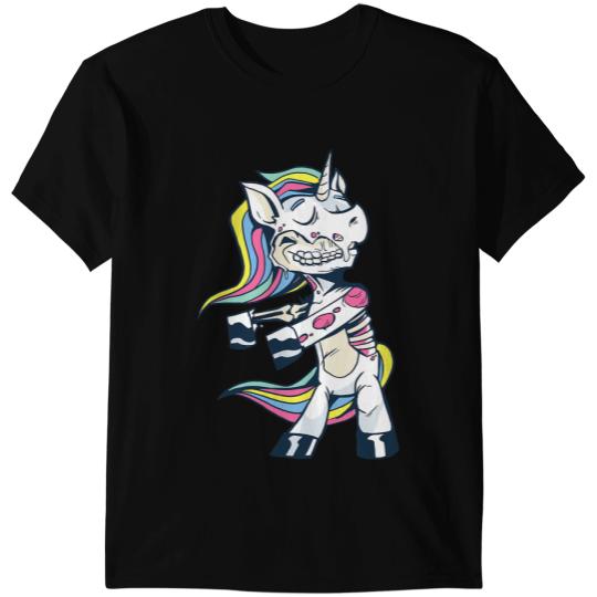 Unicorns Halloween floss Unicorns Zombiecorn woman men 1 T-Shirts