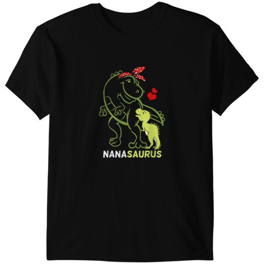 Dinosaur Dino Nanasaurus Nana Tyrannosaurus Dinosaur Baby Mothers Day T-Shirts