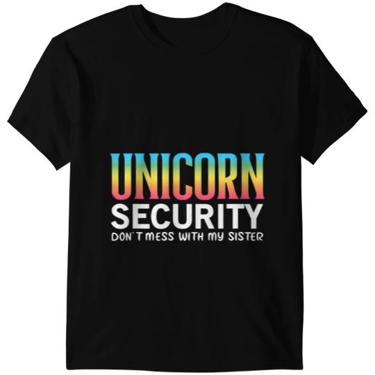 Unicorns Halloween Dad Mom Man women Funny Costume Unicorns Security T-Shirts