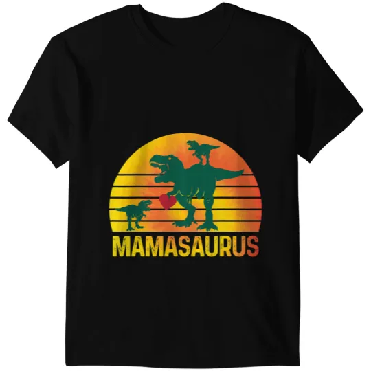 Dinosaur Dino Mamasaurus Mothers Day Tie Dye vintages Retro T rex Dinosaur T-Shirts