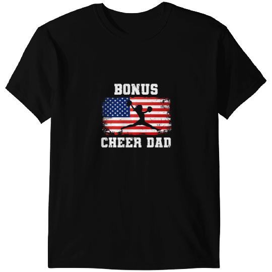 Cheerleader Gift Mens Cheerleading Pap Funny Bonus Cheer Dad T-Shirts