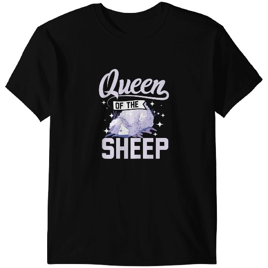Sheep Lamb Womens Queen of the sheep Ewe Sheeps T-Shirts