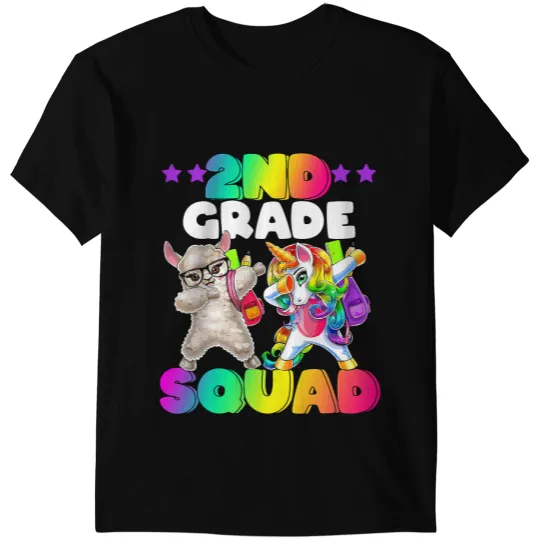 Unicorns Sheep Lamb Funny 2nd grade squad Dabbings Unicorns sheep Team 2nd grade Ewe Sheeps T-Shirts