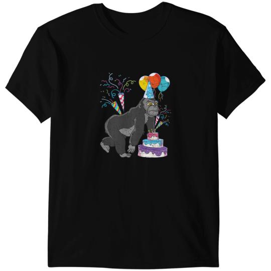 Monkey Lover Lover Ape Birthday Party Animal Lover Gorilla T-Shirts