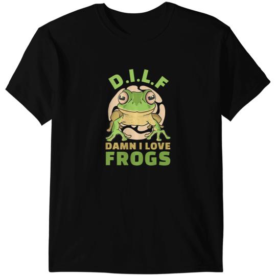Frog Gift Mens Damn I Love Frogs D.I.L.F T-Shirts