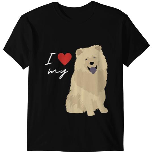 I Love My Cream Chow Chow Dog Lover T-Shirts