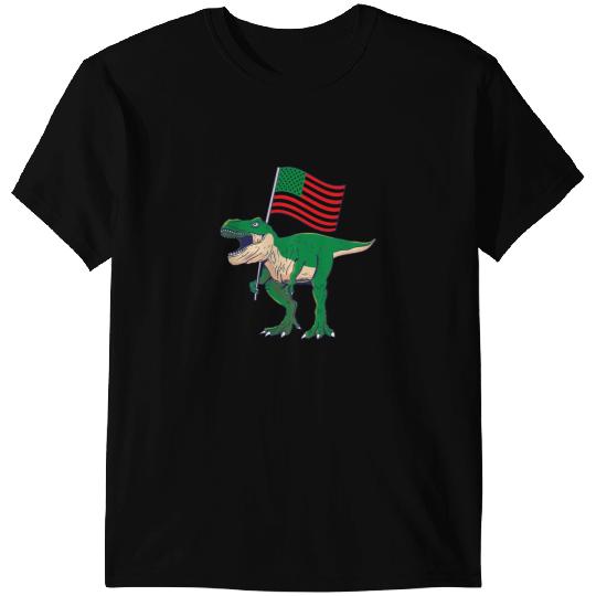 Dinosaur Dino Mexico Flag Dinosaur TRex Chicano Boyle Heights Women Kids T-Shirts