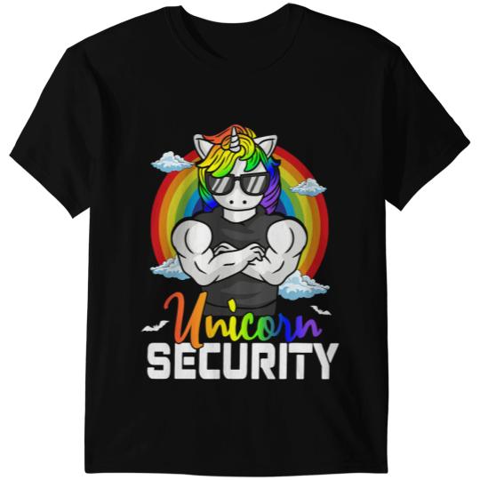 Unicorns Halloween Costume Unicorns Security Matching Family Men Women 1 T-Shirts