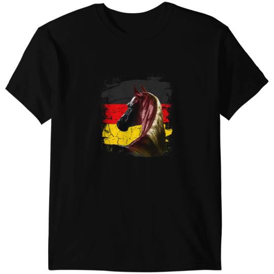 Funny Horse Lover For Men Women Horse Germany German flag T-Shirts