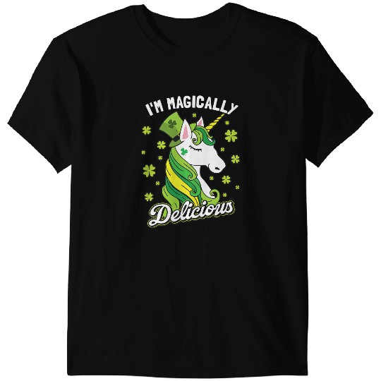Unicorns Im Magically Delicious St Patricks Day T-Shirts