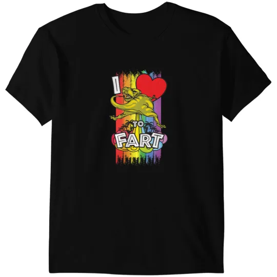 Dinosaur Dino I Love To Fart Funny Fart Gifts Kids or Adult Cute Dinosaur T-Shirts