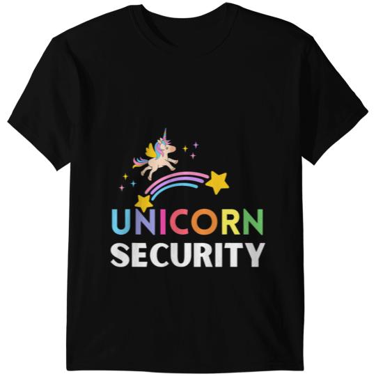 Unicorns Halloween Unicorns Costume Mom Daughter Unicorns Security 1 T-Shirts
