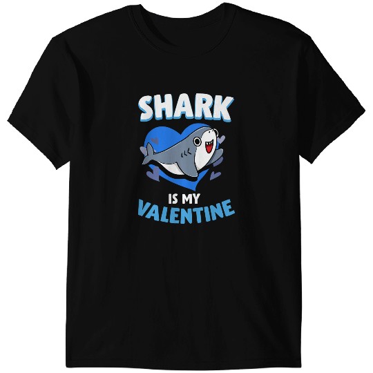 Ocean Shark is my valentine funny Valentines Day love gifts T-Shirts