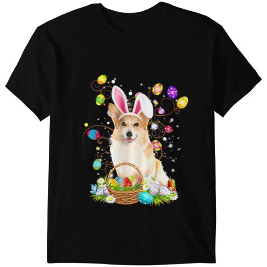 Welsh Corgi Cute Corgi Egg Easter Day Dog Dad Dog Mom 1 Corgis T-Shirts