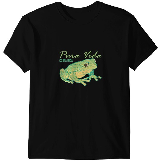 Frog Gift Pura Vida Costa Rica Nature Rain Forest Frog Vacation T-Shirts