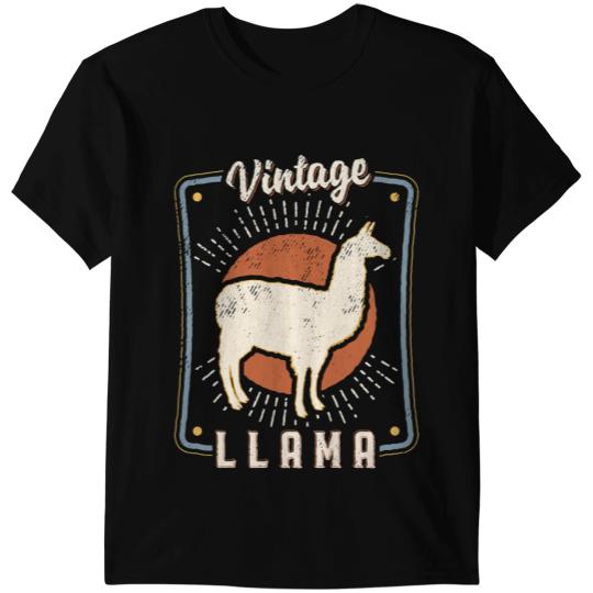 Lama Llama vintages Retro Classic Animal Love T-Shirts