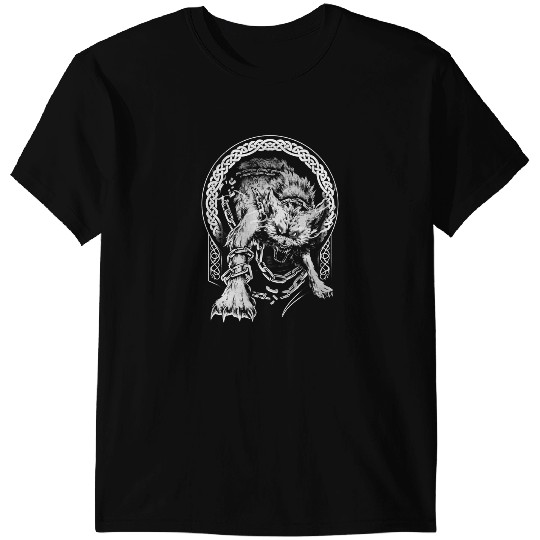 Wolves wolfs Fenrir wolfs Viking Nordic Pagan Mythology Coyote Coyote T-Shirts